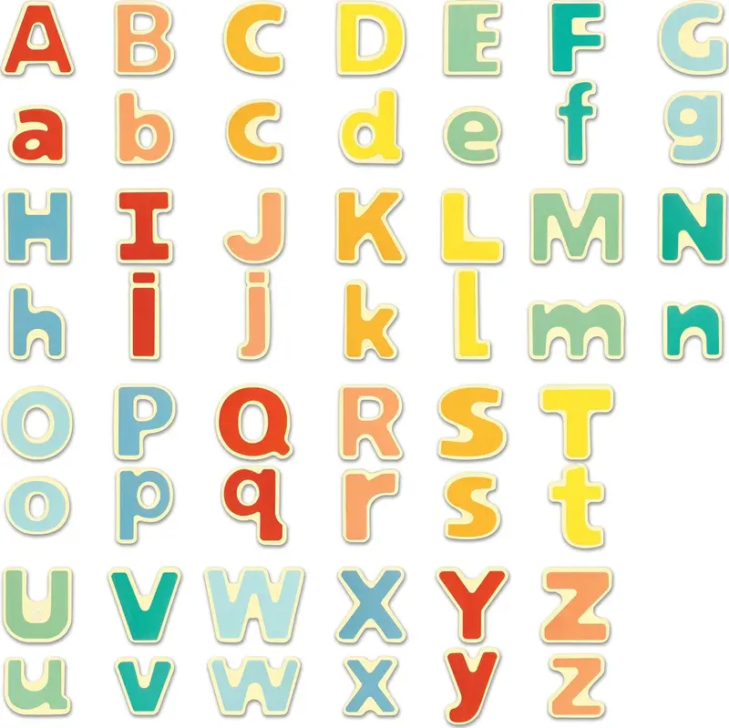 Magnetic Uppercase & Lowercase Alphabet Set