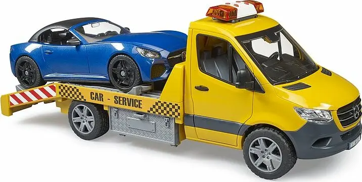 MB Sprinter Car Carrier with Illuminated Transporter & Roadster