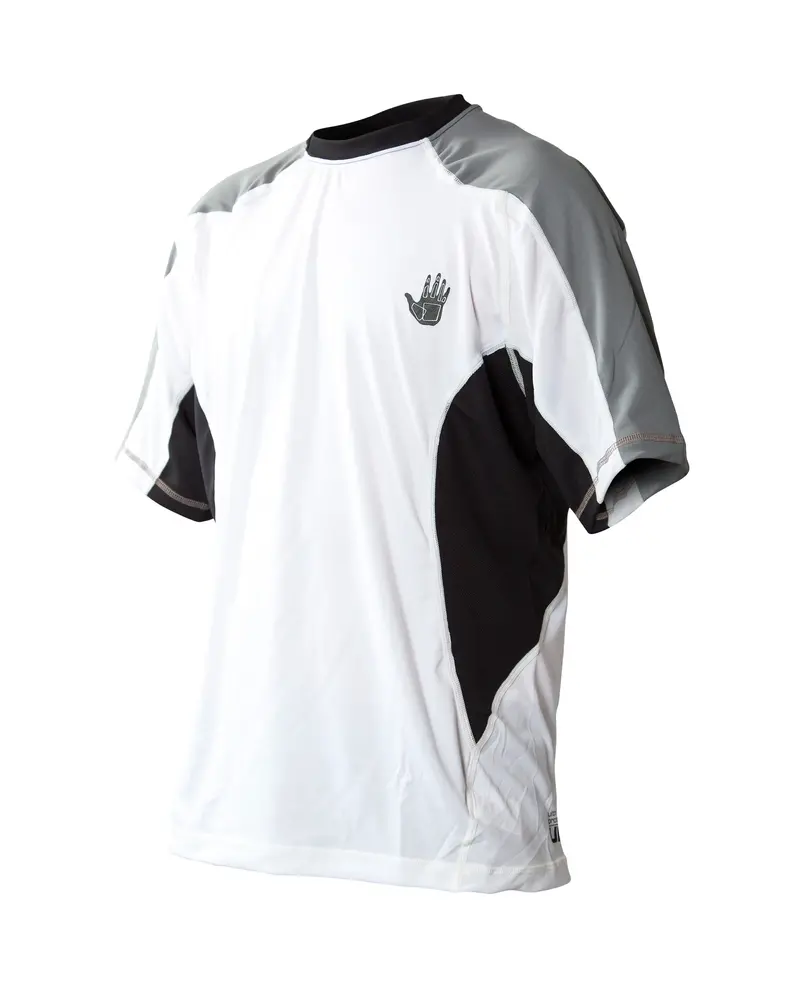 Men’s Performance Loose-Fit Short-Sleeve Shirt in White