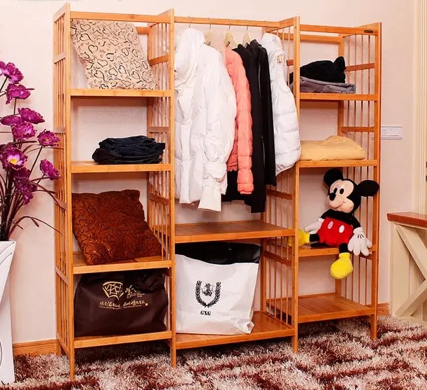 Modular DIY Clothing Rack – Adjustable Freestanding Garment Organizer