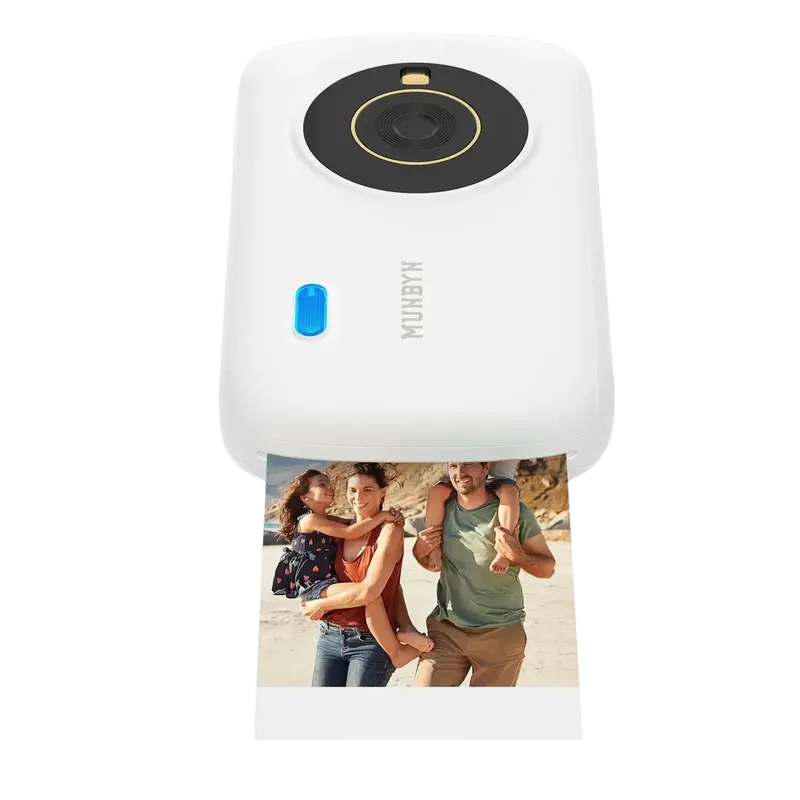 MUNBYN PR3 Portable 2×3 Inch Photo Printer with High-Fidelity Color