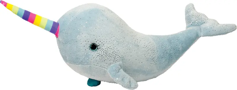 Nahlah the Blue Narwhal Plush Toy