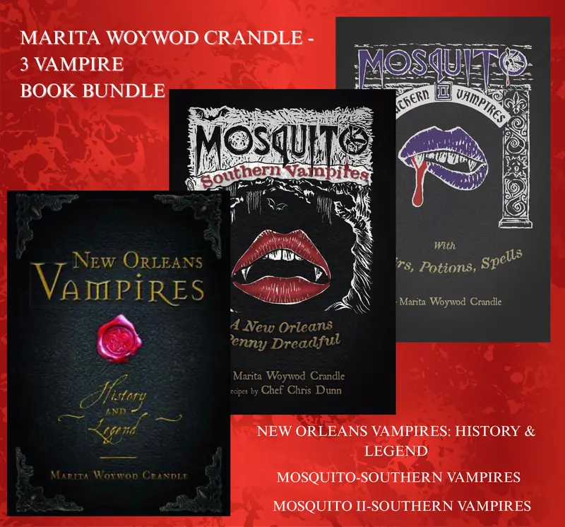 New Orleans Vampires Book Set: History, Legend & Mosquito Volumes I & II