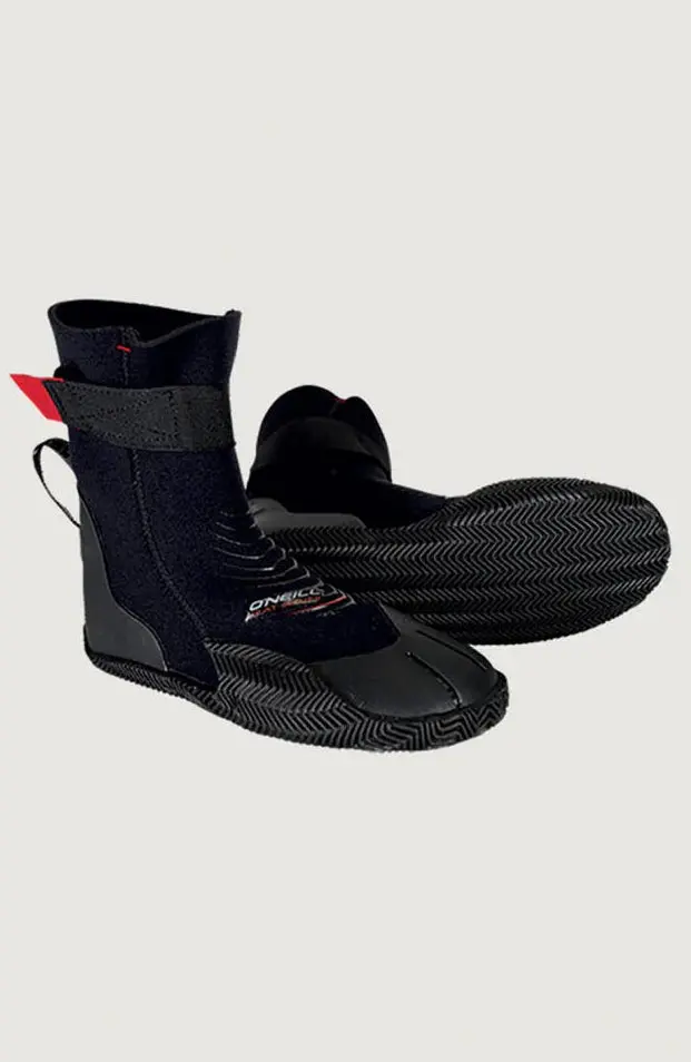 O’Neill Kids’ Heat 5mm Neoprene Zip Boot – Insulated Cold-Water Foot Protection (Style 5119)