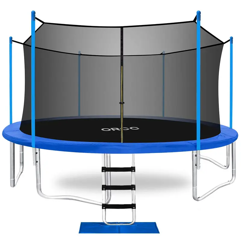 ORCC 10 ft Trampoline with In-Net Enclosure — Compact Family-Friendly Bouncer