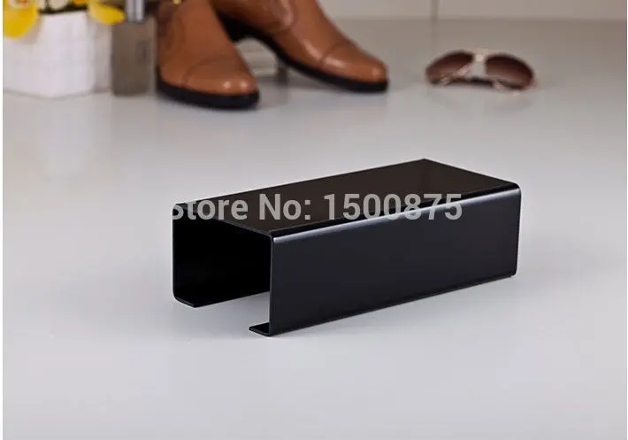 Pair of Black Acrylic Display Stands – For Shoes, Handbags & Wallets