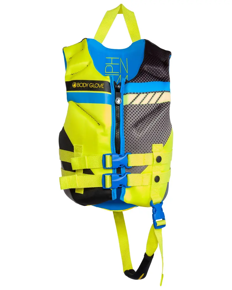 Phantom Child USCGA + TSC Ride Life Vest – Grey/Yellow