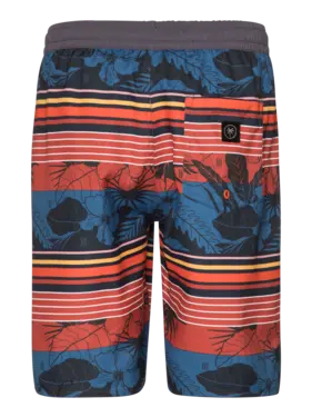 Protest Reese Jr. Boys’ Long Swim Shorts – Airforces Blue & Red