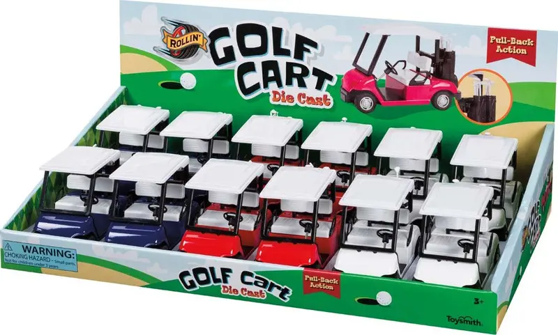 Pull-Back Golf Cart Toy – Friction-Powered Mini Vehicle