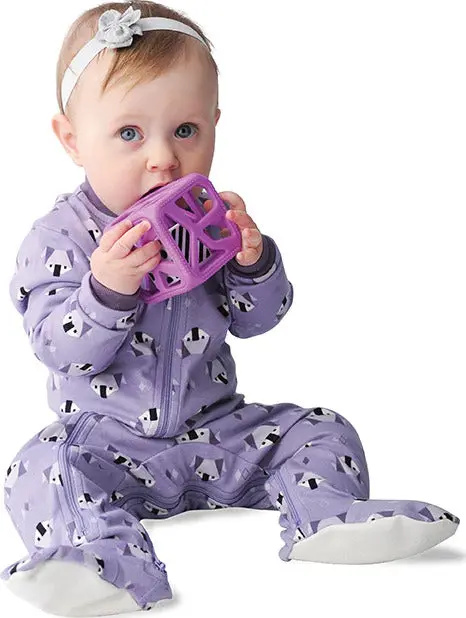 Purple Chew Cube Teething Toy
