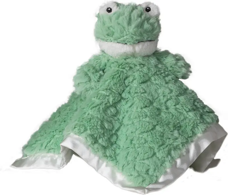 Putty Nursery Mint Frog Character Receiving Blanket
