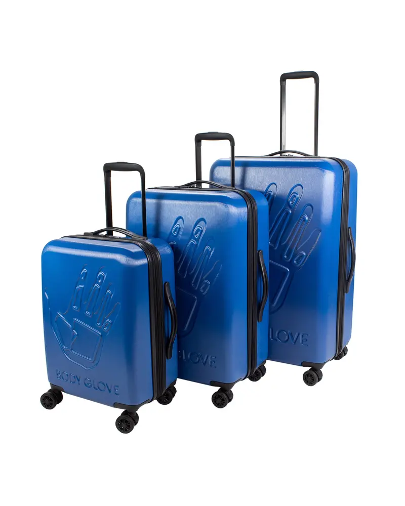 Redondo 3-Piece Hardside Spinner Luggage Set – Northern Blue Finish