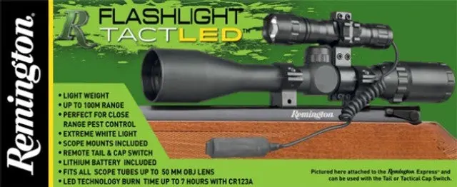 Remington Tactical Multi-Function LED Torch with Adjustable Beam