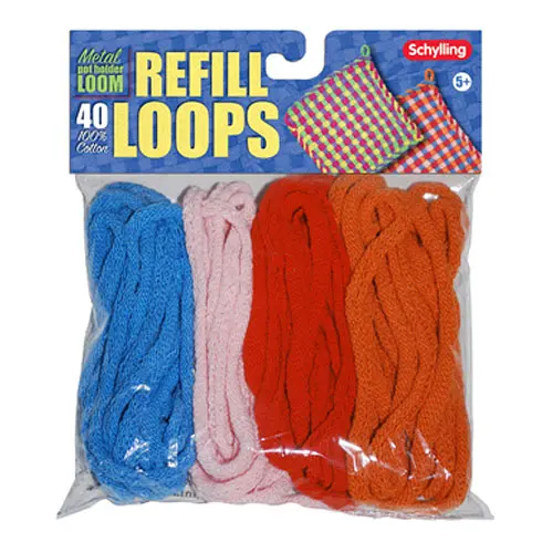 Reusable Loop Refill Kit for Pot Holder Looms