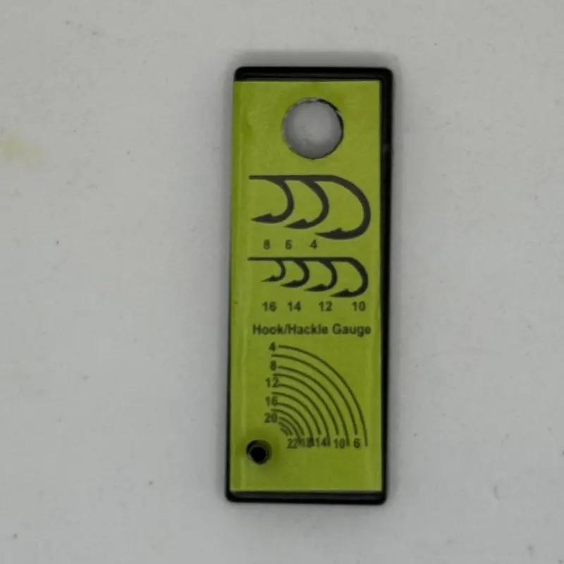Rumpf Stainless Steel Hook and Hackle Measuring Gauge