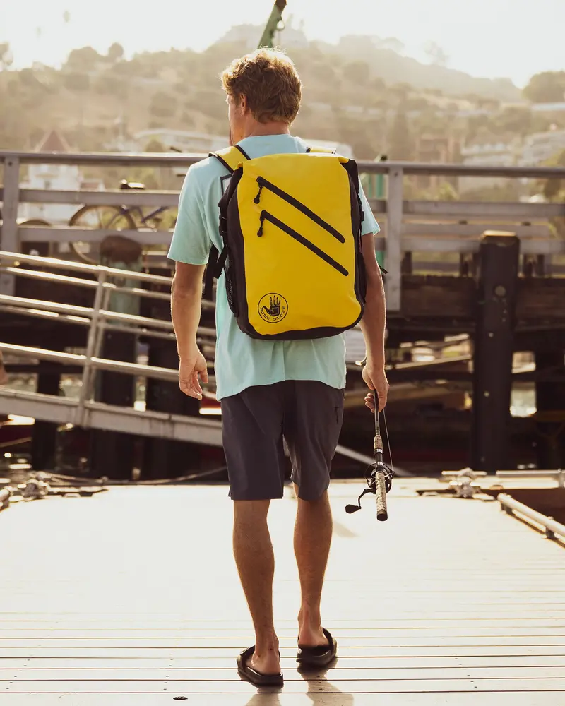 Seaside Floatable 25L Waterproof Backpack – Sunny Yellow