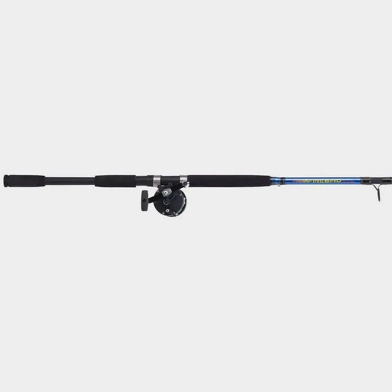 Shakespeare FIREBIRD Boat Fishing Combo – Stable Offshore Rod and Reel Pair