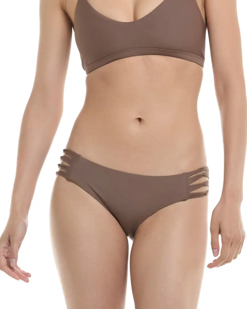 Smoothies Ruby Swim Bottom in Latte Beige