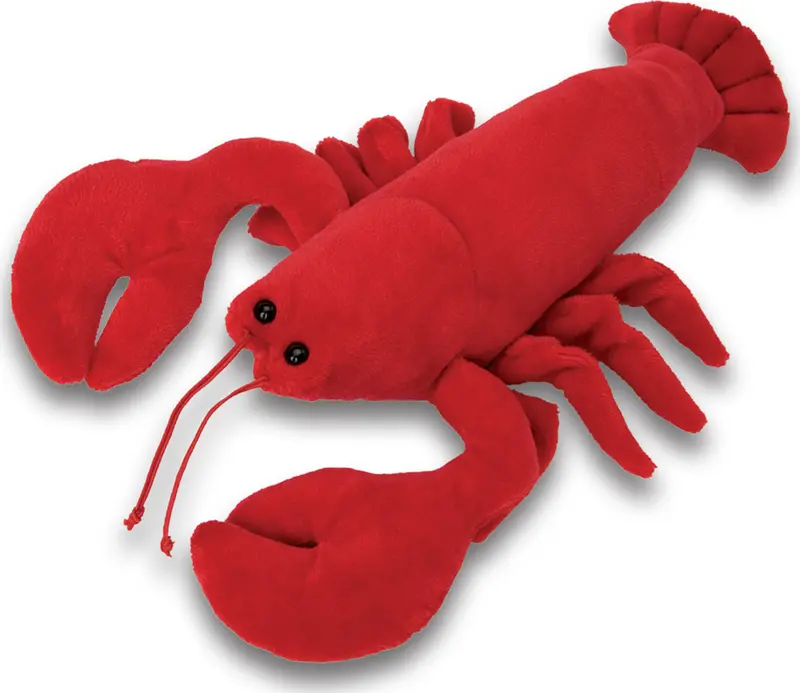 Snapper Lobster Plush Keychain