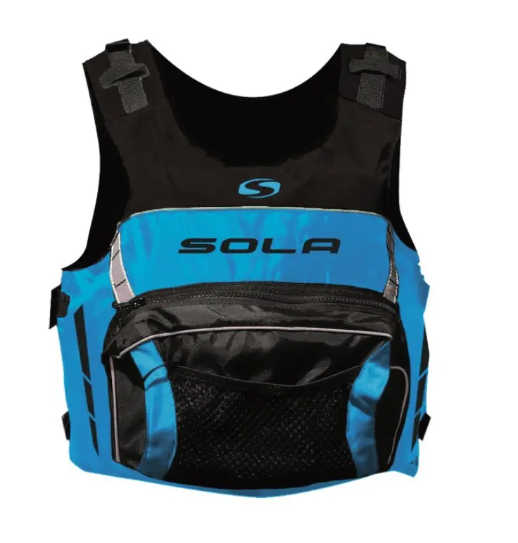 Sola Scream Overhead Buoyancy Vest – Bright Blue, USCG-Approved (A0915)