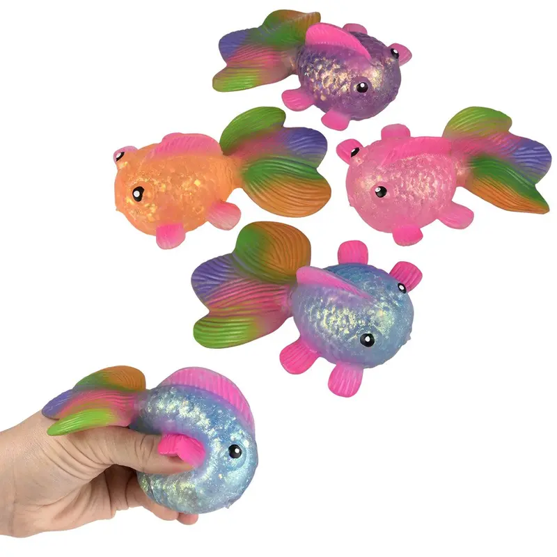 Squeeze-Activated Goldfish-Shaped Fidget Toy – Sweet Scented