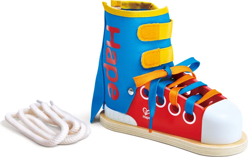 Tie-It Lacing Sneaker Toy for Fine Motor Skill Practice