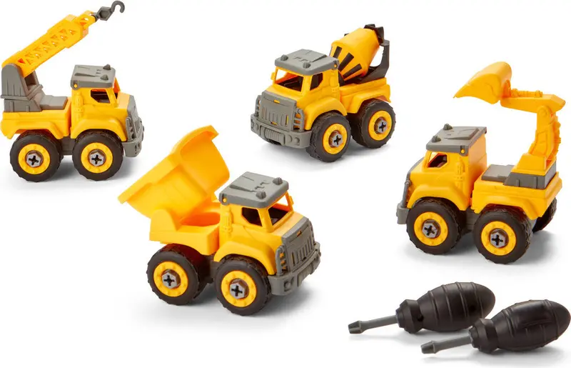 Tool Time Truck Set – Construction-Themed Rolling Toy with Accessory Tools