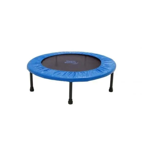 Upper Bounce 36-Inch Dual-Fold Mini Rebounder Trampoline with Enhanced Portability