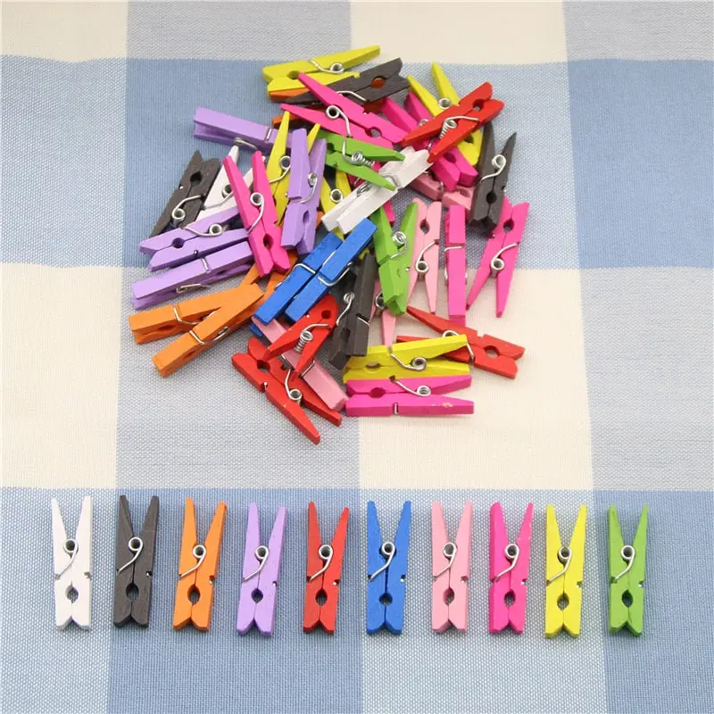 Vibrant 10-Piece Photo Peg Set for Creative Bulletin Boards
