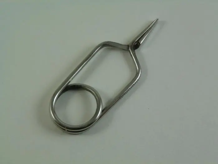Wapsi Terra English Hackle Pliers – Precision Feather Grippers