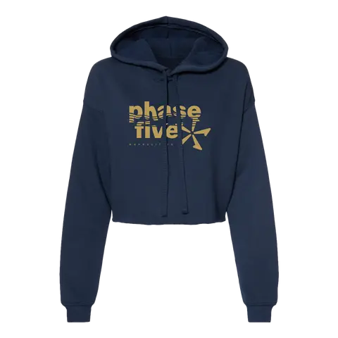 Wave Cropped Hoodie for Women