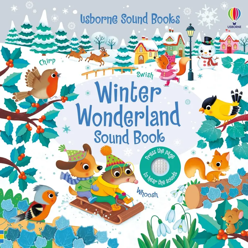 Winter Wonderland Sound Book – Interactive Holiday Board Book with Audio