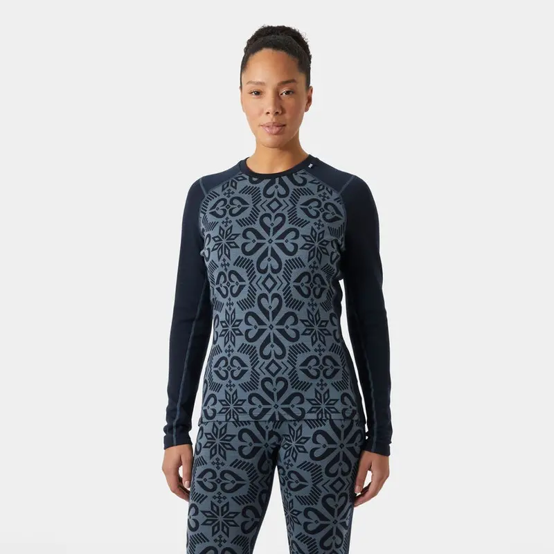 Women’s Lifa® Merino Midweight Graphic Crew Top