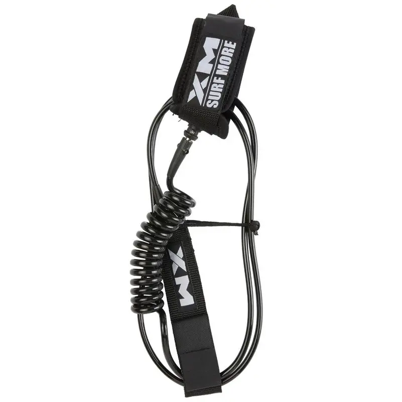 XM Surf More Hybrid SUP Coil Leash – 10-Foot Tangle-Free Coiled Design