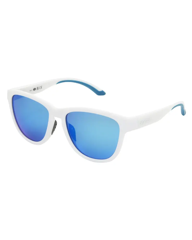 Zenith Polarized Sunglasses – White/Blue