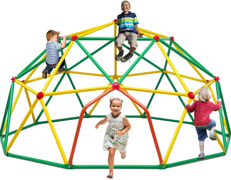 Zupapa 10-Foot Outdoor Climbing Dome – Geometric Jungle Gym for Children Aged 3–10