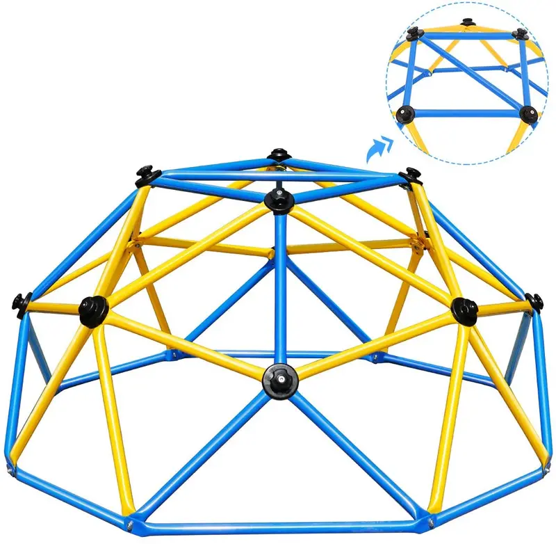 Zupapa Geo Dome Climber for Kids – 2025 Upgraded Decagonal Design, 6FT Tall, 750 lb Weight Capacity