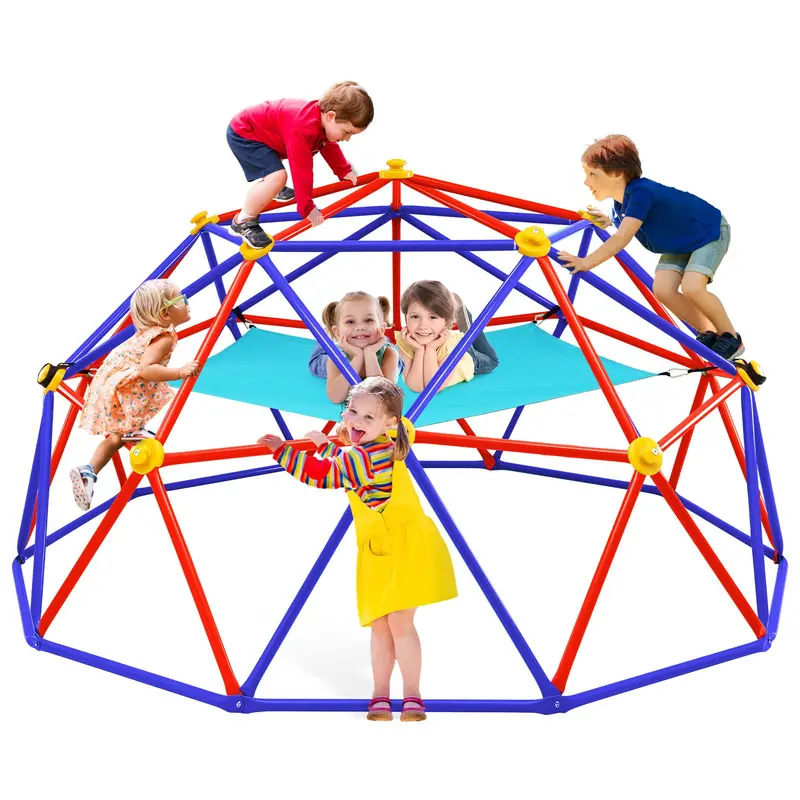 Zupapa Kids’ Climbing Dome with Hammock – Outdoor Playset for Ages 3–10, 1000 lb Weight Limit